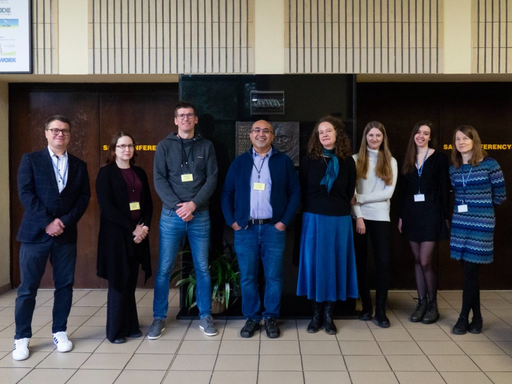 Group photo of scientists from the IBCH PAS and the Czech Academy of Sciences