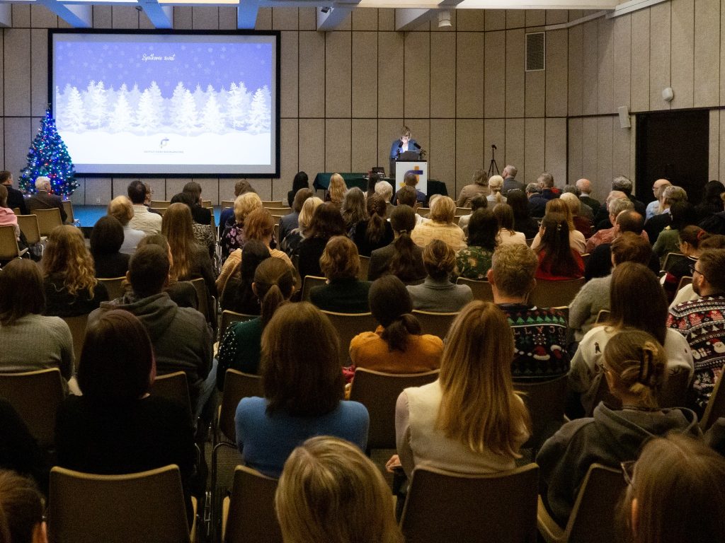 The Director of the Institute during her speech