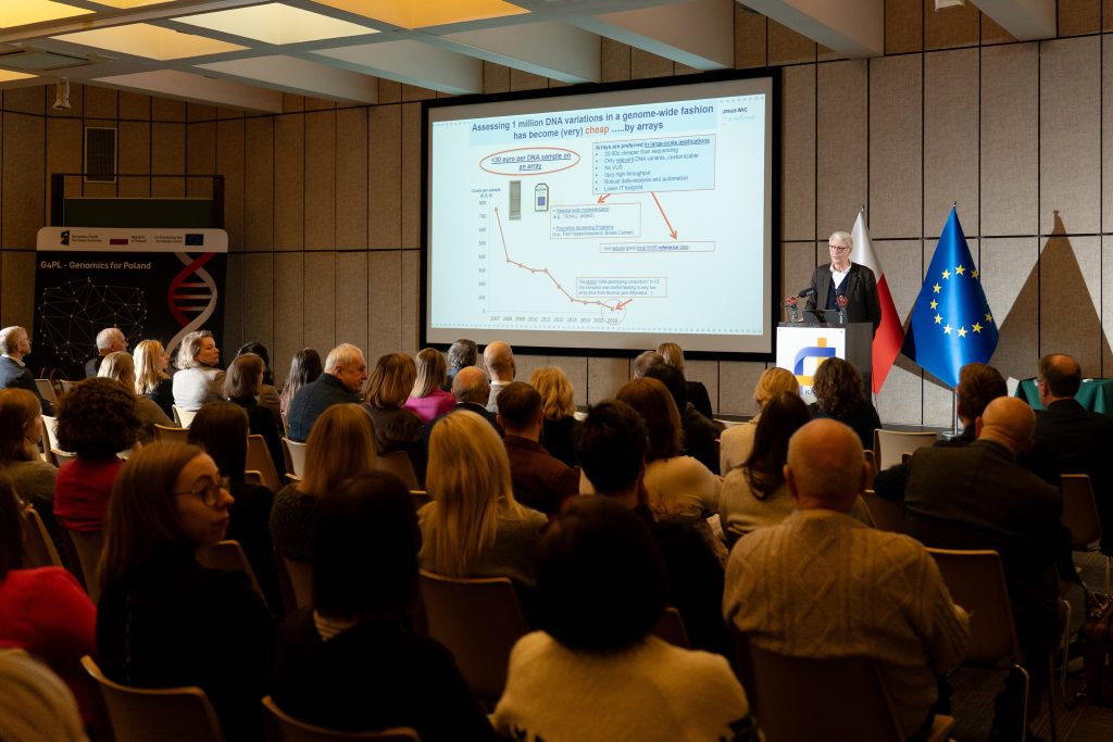 Prof. André Uitterlinden, Kick-off meeting of the Genomics for Poland (G4PL) project, 22-23 January 2026, IBCH PAS, Poznań.