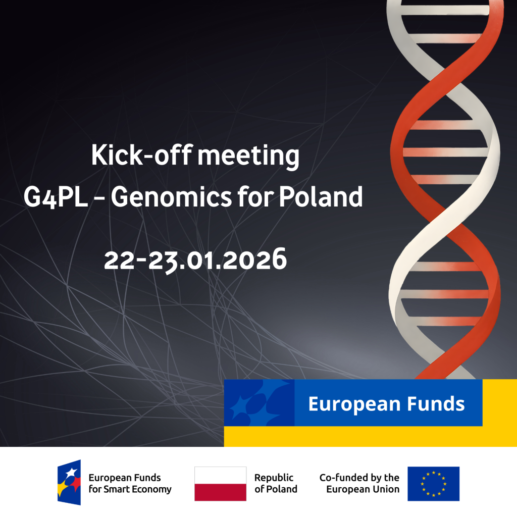  The Genomics for Poland (G4PL) project has been co-financed by the European Union under the European Funds for Smart Economy programme.

