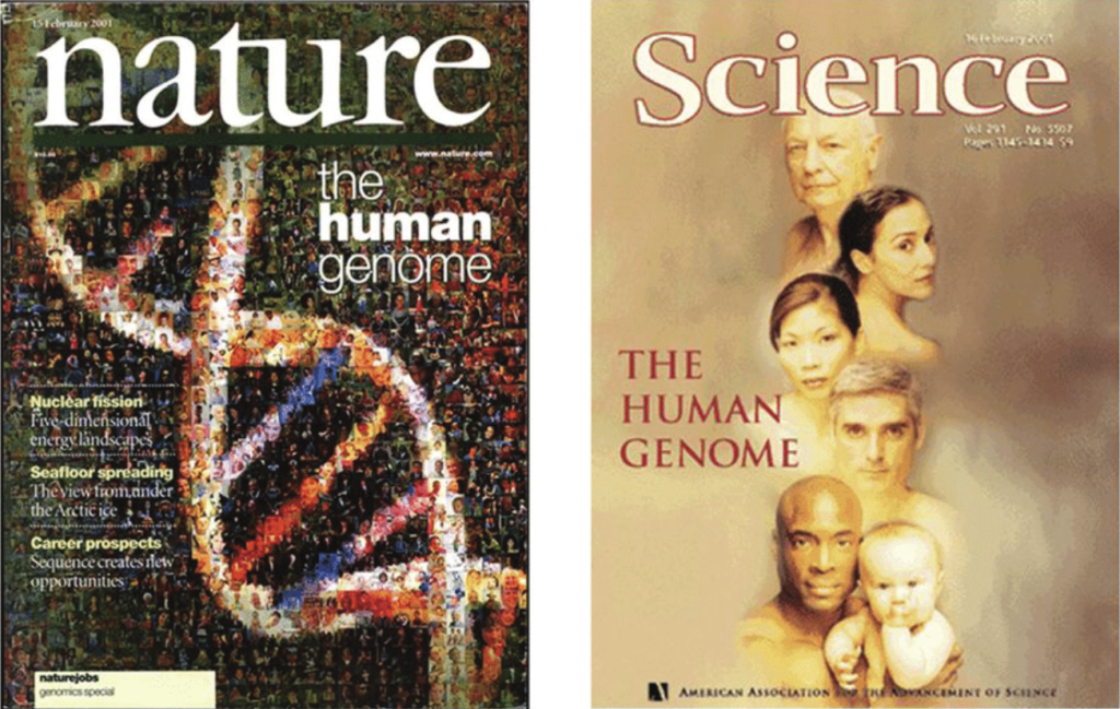 Okładka magazynu Nature/ Science