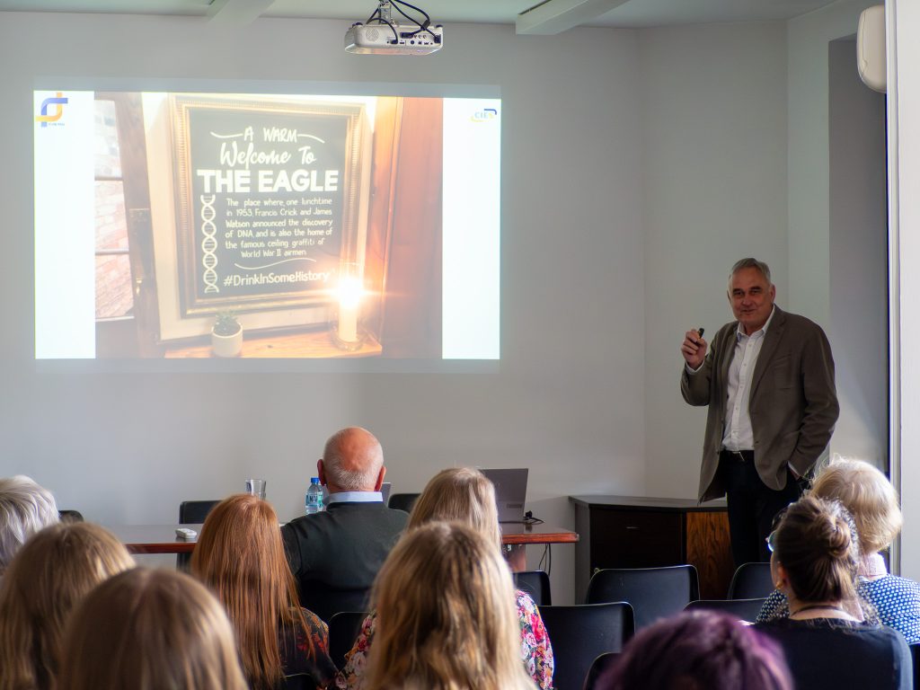 Prof. Marek Figlerowicz during his speech.