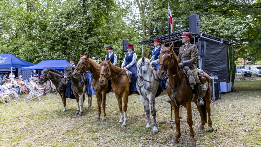 Uhlans on horseback