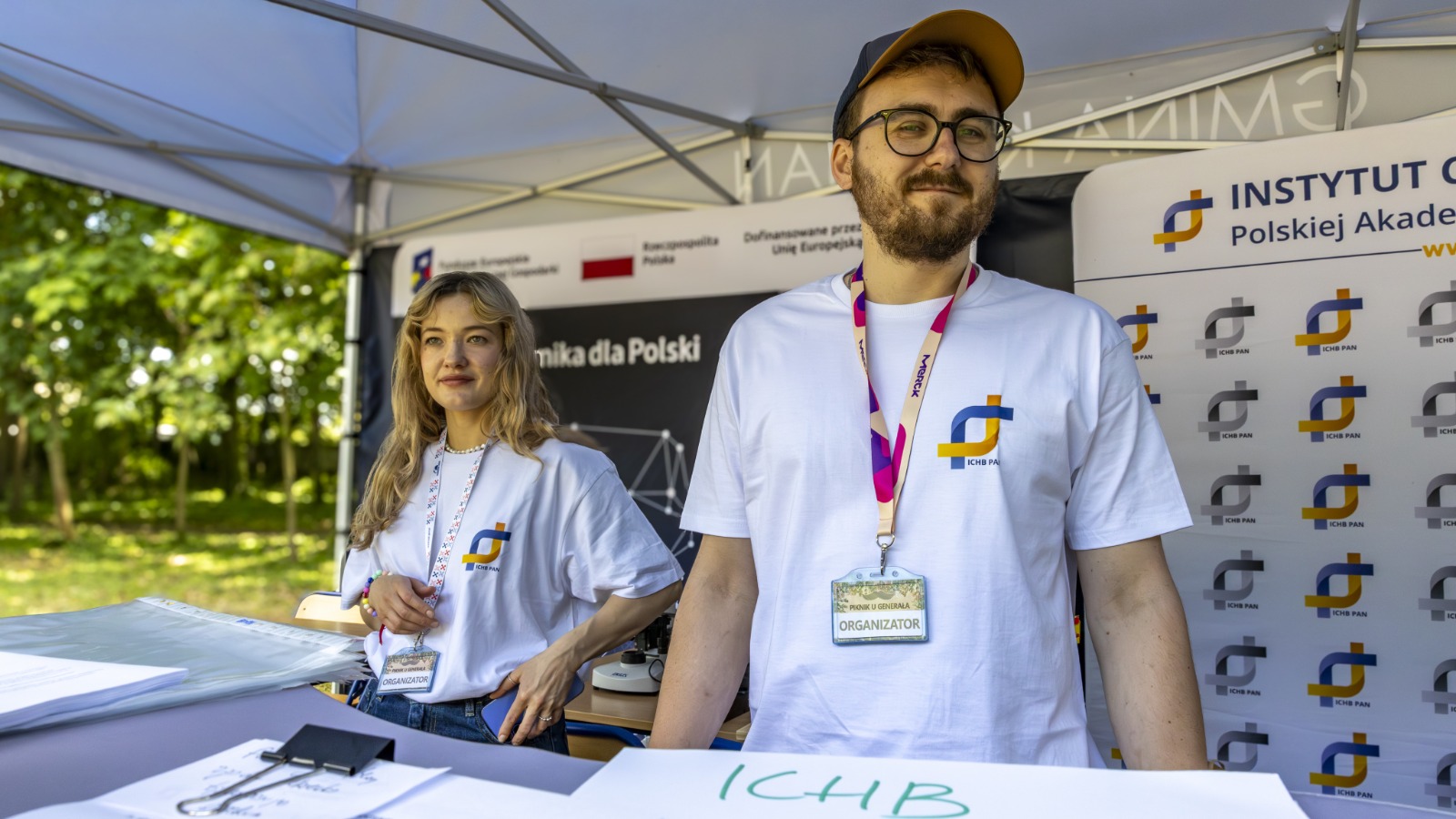 Stoisko ICHB PAN na pikniku